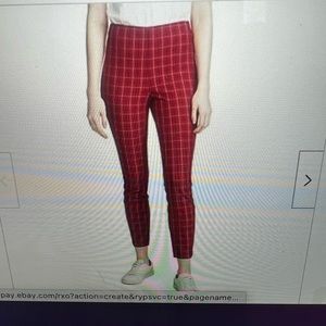 rag and bone red multi simone high rise